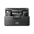 LOGIN L-251 Noiseless Wireless Vlogging Microphone – AI Noise Cancellation & Dual Receivers