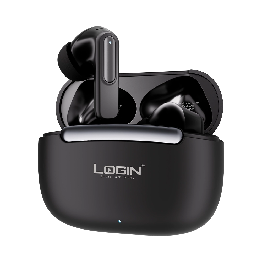 LOGIN L-221 Ambeo Wireless Earbuds – Premium ANC & ENC Bluetooth Earbuds with 13mm Bass Drivers