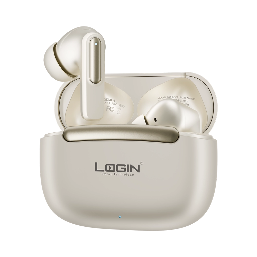 LOGIN L-221 Ambeo Wireless Earbuds – Premium ANC & ENC Bluetooth Earbuds with 13mm Bass Drivers