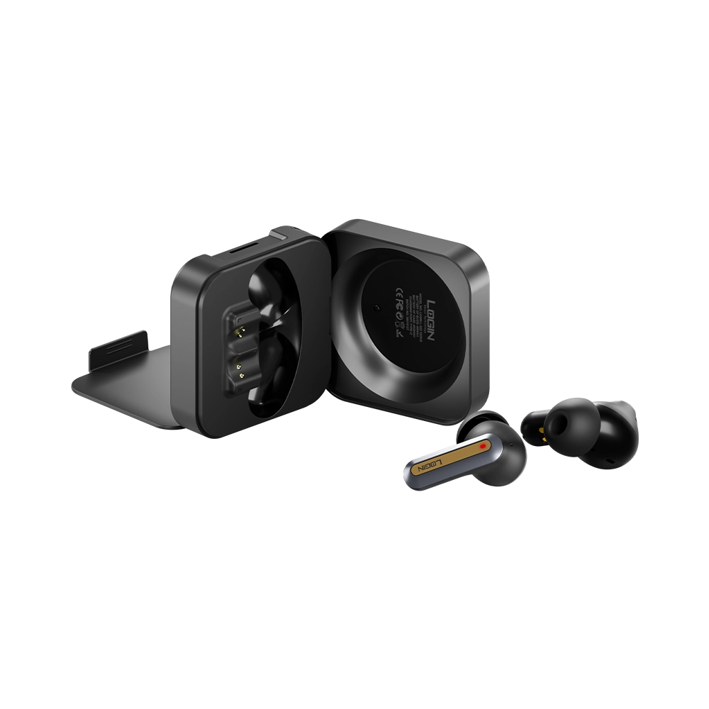 LOGIN L-222 Cerus True Wireless Earbuds | Hybrid 6-Mic ANC & ENC | Bluetooth 6.0 | AI Translation