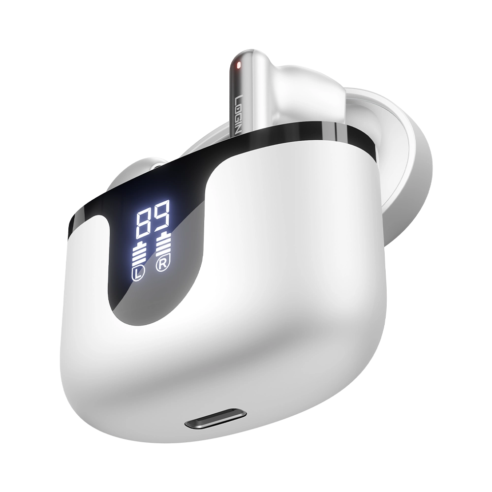 LOGIN L-216 Drake True Wireless Earbuds | Bluetooth 6.0 | 13mm Bass Drivers | Digital LED Display