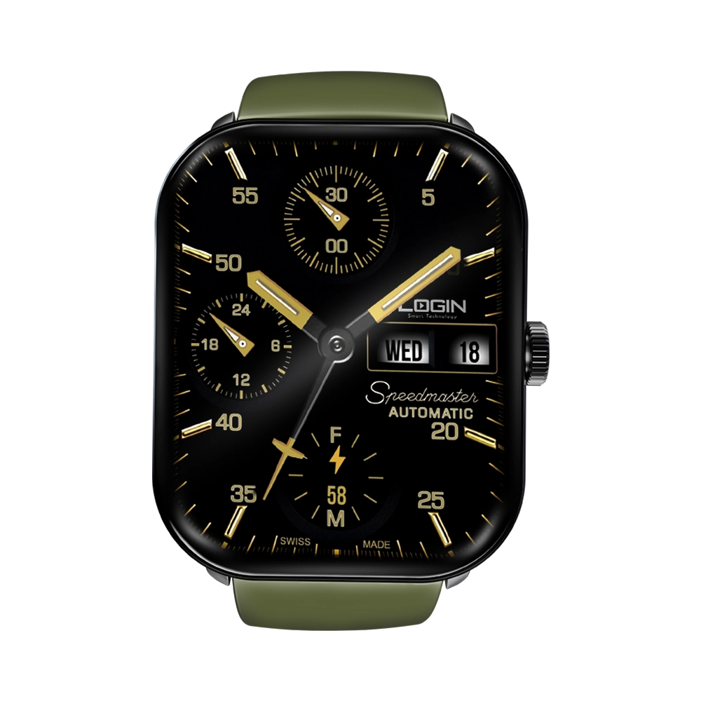 LOGIN L-102 Smart Watch – 2.01" AMOLED Display | Bluetooth Calling | AOD