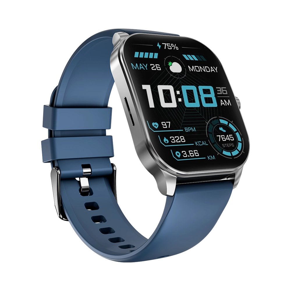 LOGIN L-104 Elite Smart Watch – 1.96" Curved AMOLED Display, Dual Straps & Bluetooth Calling
