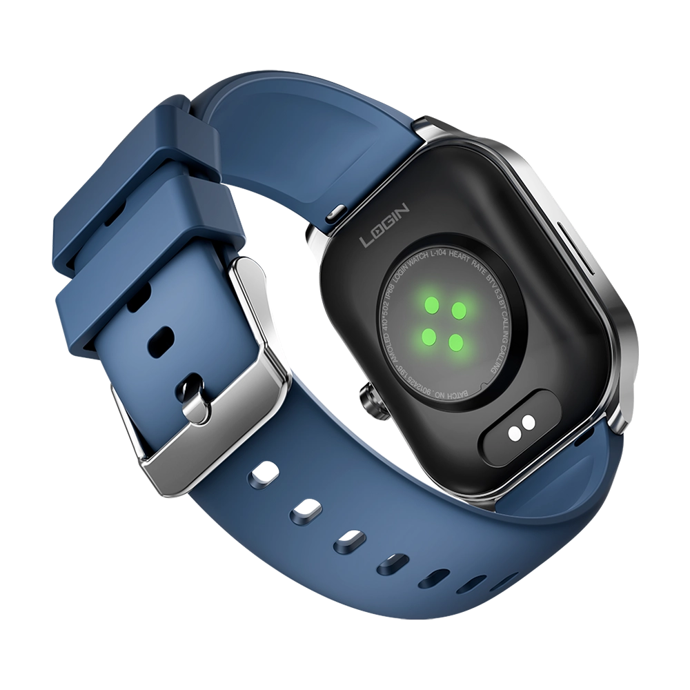 LOGIN L-104 Elite Smart Watch – 1.96" Curved AMOLED Display, Dual Straps & Bluetooth Calling