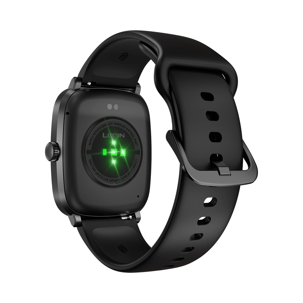 LOGIN L-109 BLAZE Smart Watch – 2.01" AMOLED Display | Bluetooth Calling | Dual Straps