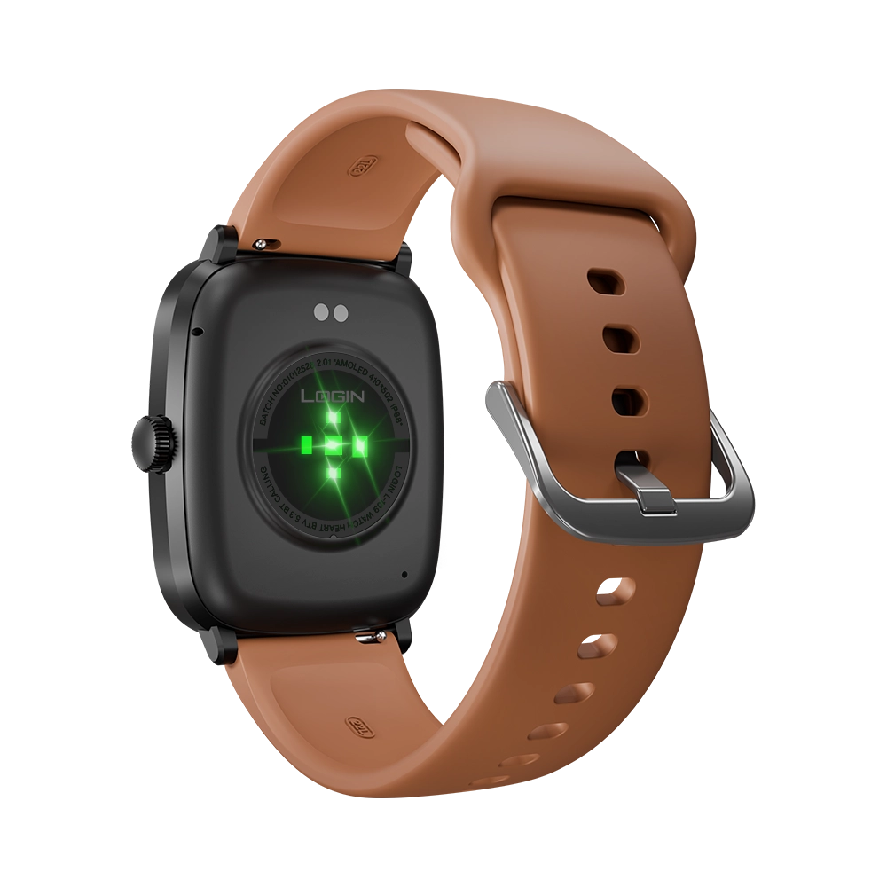LOGIN L-109 BLAZE Smart Watch – 2.01" AMOLED Display | Bluetooth Calling | Dual Straps