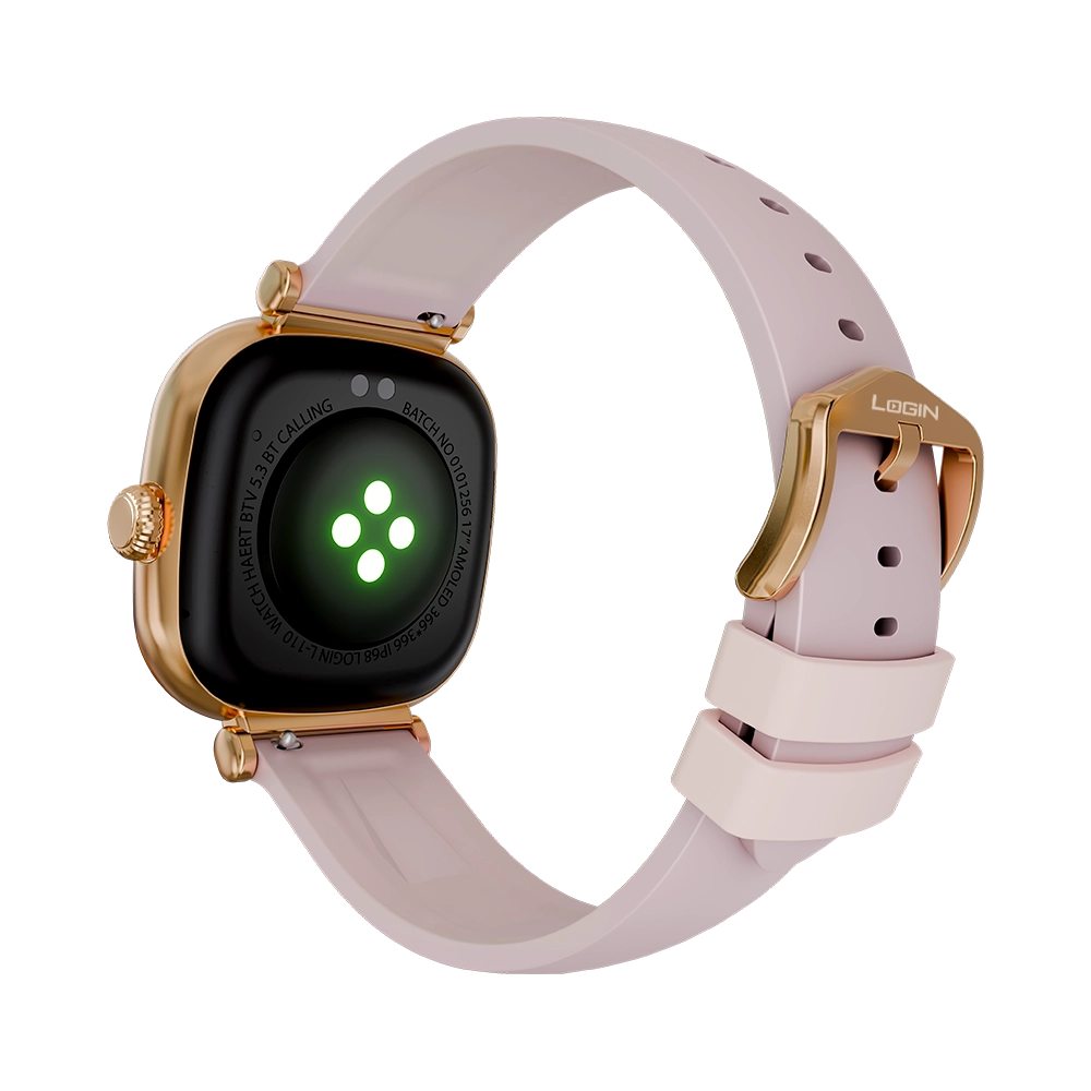 LOGIN L-110 Enigma Diva Smart Watch – 1.7" AMOLED Display, Dual Straps & Integrated Islamic Suite