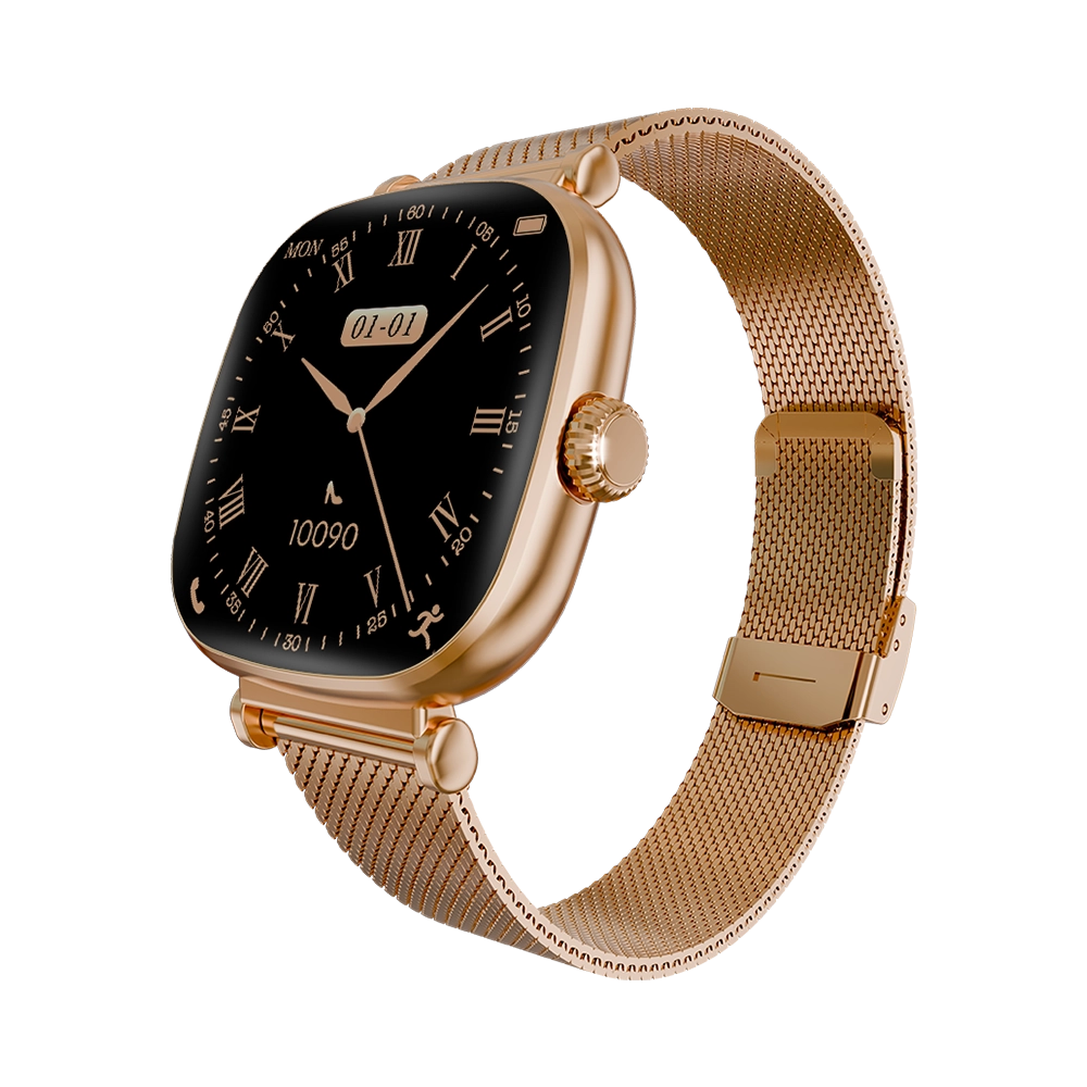 LOGIN L-110 Enigma Diva Smart Watch – 1.7" AMOLED Display, Dual Straps & Integrated Islamic Suite
