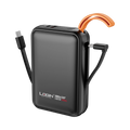 LOGIN Oblivor L-707 20,000mAh Power Bank – 65W Super Fast Charging, Laptop Support & Built-In PD Cable
