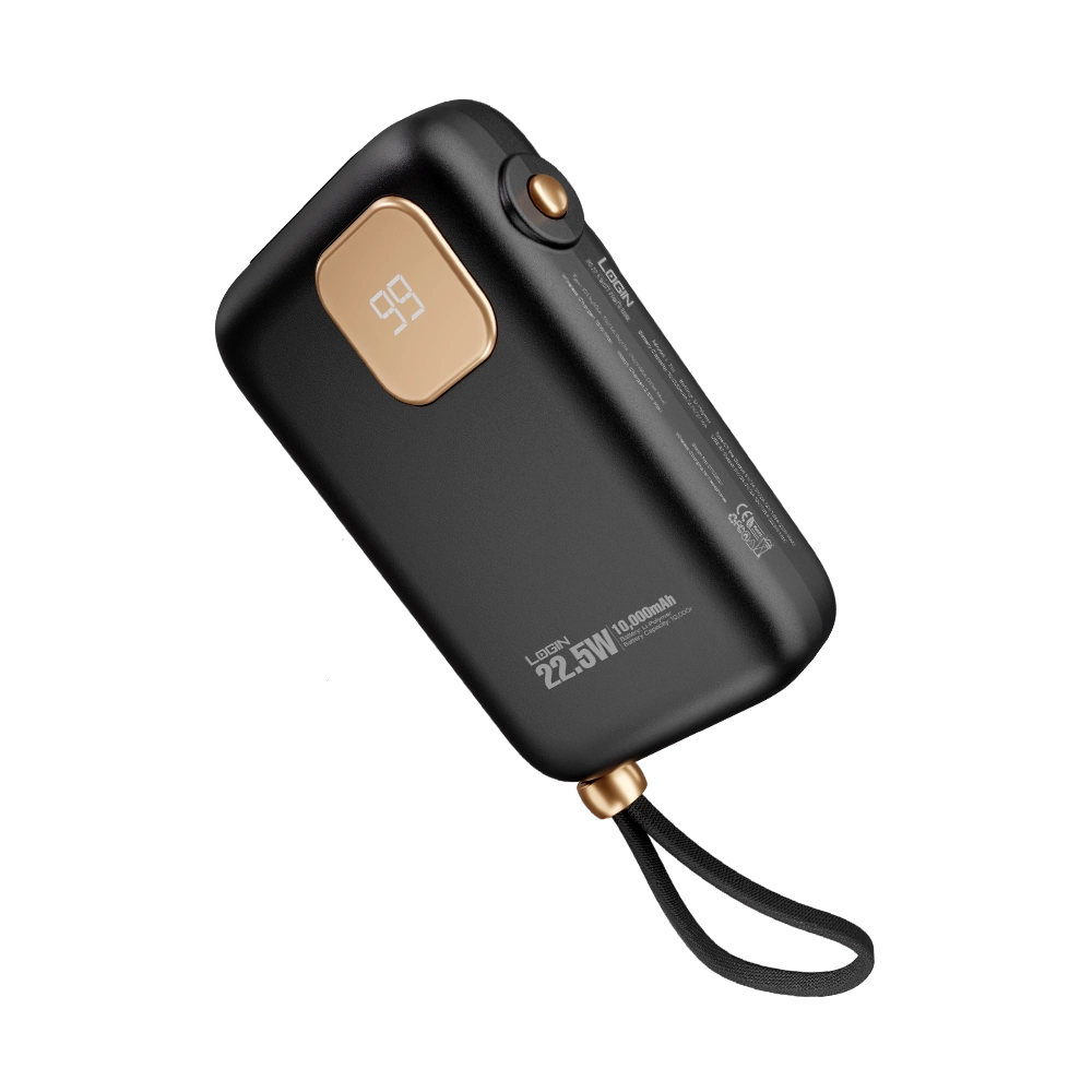 LOGIN Magcore L-711 10,000mAh Magnetic Power Bank – 15W MagSafe Wireless, Smartwatch Charging & Built-in PD Cable
