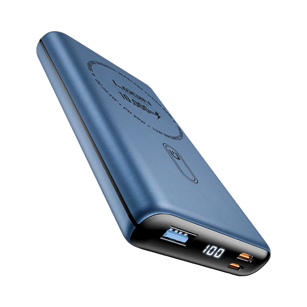LOGIN Magna L-712 10,000mAh Magnetic Wireless Power Bank – 15W MagSafe, 22.5W Fast Charging & LED Display