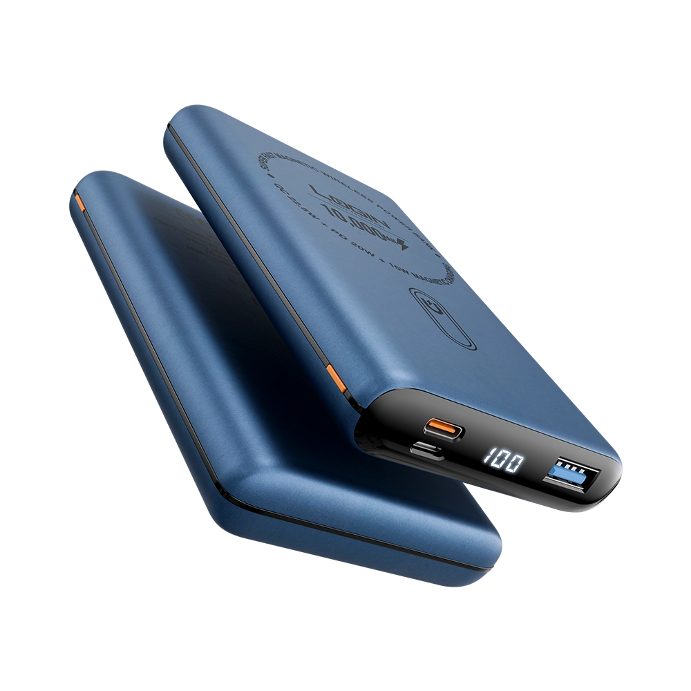 LOGIN Magna L-712 10,000mAh Magnetic Wireless Power Bank – 15W MagSafe, 22.5W Fast Charging & LED Display