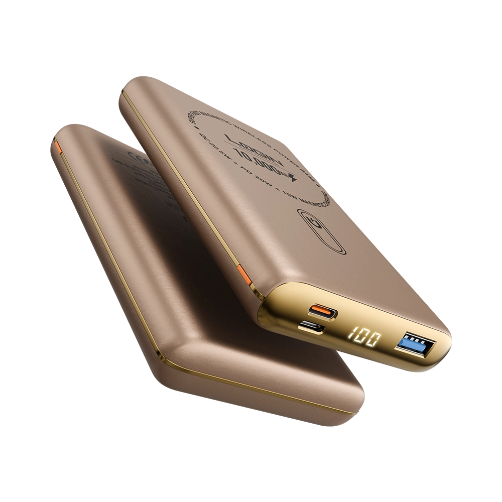 LOGIN Magna L-712 10,000mAh Magnetic Wireless Power Bank – 15W MagSafe, 22.5W Fast Charging & LED Display