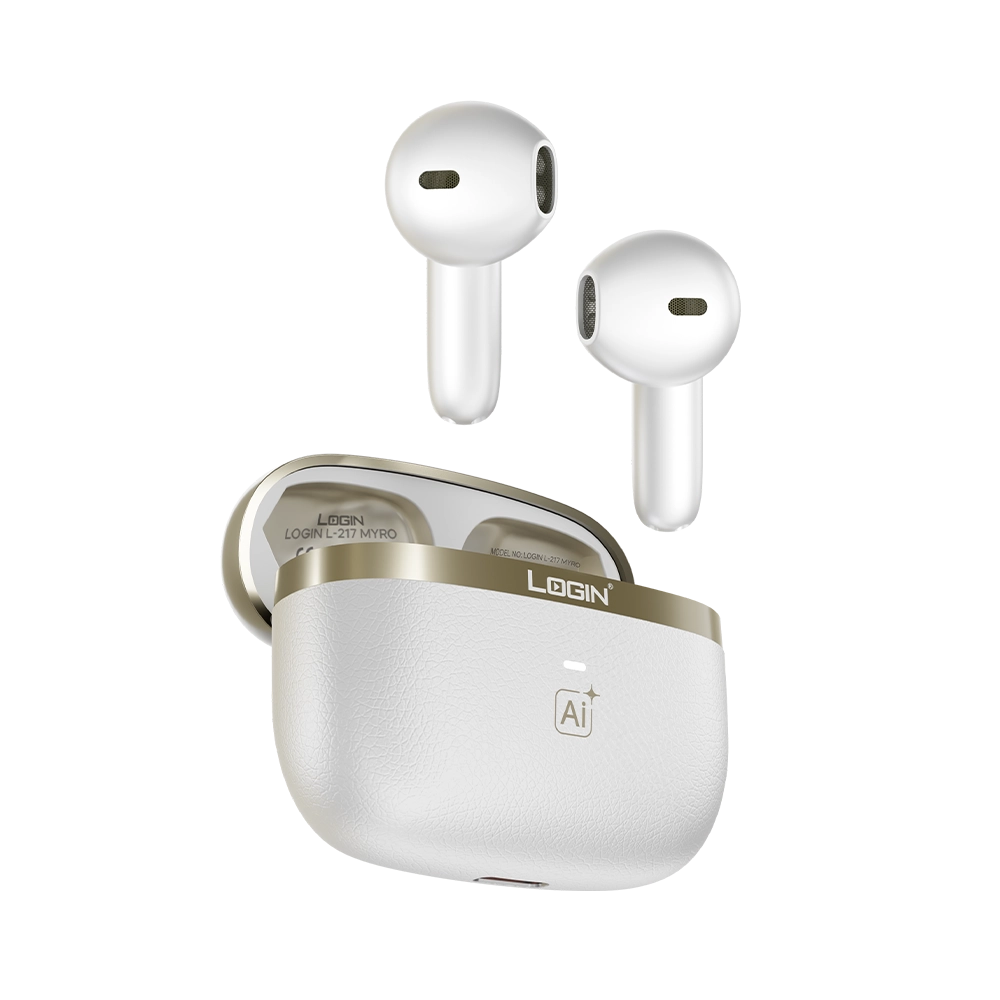 LOGIN L-217 Myro True Wireless Earbuds | 6-Mic Hybrid ANC & ENC | Bluetooth 6.0 | AI Translation