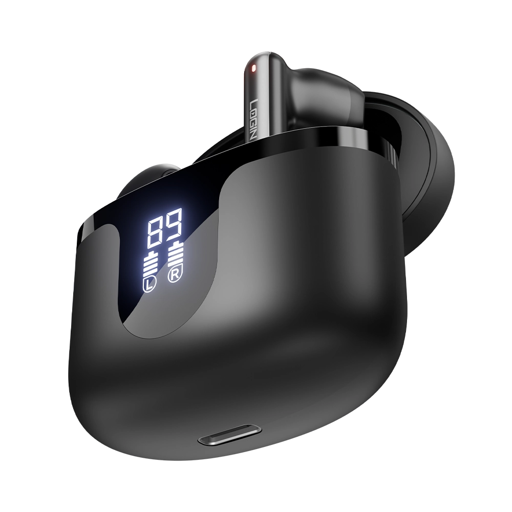 LOGIN L-216 Drake True Wireless Earbuds | Bluetooth 6.0 | 13mm Bass Drivers | Digital LED Display