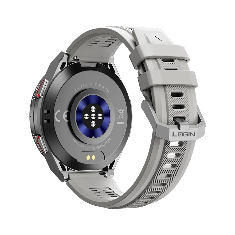 LogiN L-115 Glory Smart Watch – AMOLED Display, Built-In GPS, Bluetooth 5.3 Calling & 3ATM Water Resistance