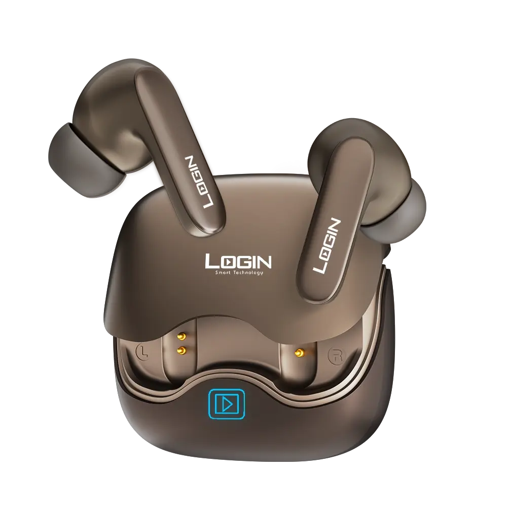 LOGIN L-200 True Wireless Earbuds – ZenCore™ ANC, Bluetooth 5.4 & 4-Mic ENC